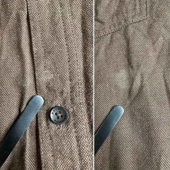 Royal Robbins XL Men’s Button-Up Shirt Rugged Outdoor Style 100% Cotton Brown - Picture 11 of 11